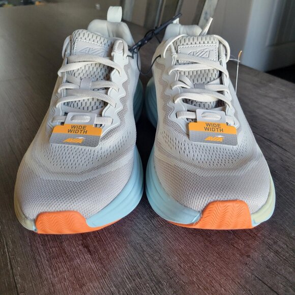 NEW Avia Women's Comfort Performance Sneaker 11 Wide Width Grey Running Walking - Picture 4 of 7